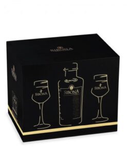 Sibona Grappa Riserva Botti di Whiskey + Grappa Riserva Barolo 5 Anni + 4  Bicchieri – Enoteca La Cantinetta